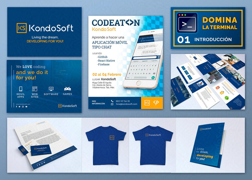 Kondosoft - Software Development business (Branding, advertisement and social media)